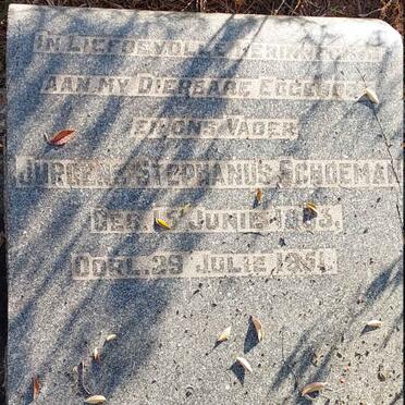 SCHOEMAN Jurgens Stephanus 1883-1951