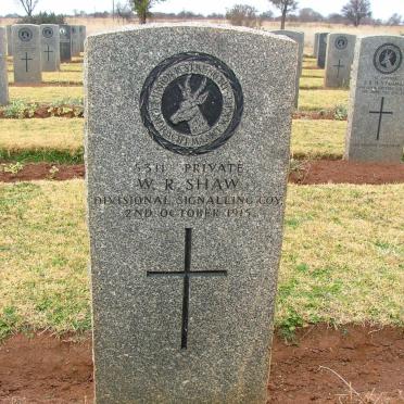 SHAW W.R. -1915