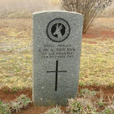 DYK L.W.G., van -1918
