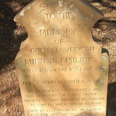 BURTON Emilius -1885