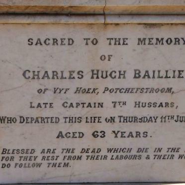 BAILLIE Charles Hugh -1901