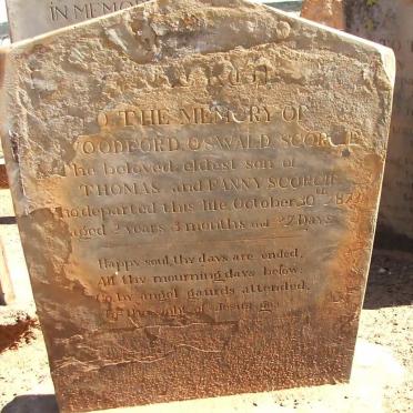 SCORGIE Woodford Oswald -1872