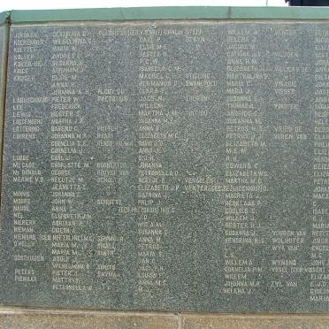 Potchefstroom Concentration camp deaths 8