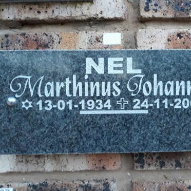 NEL Marthinus Johannes 1934-2006