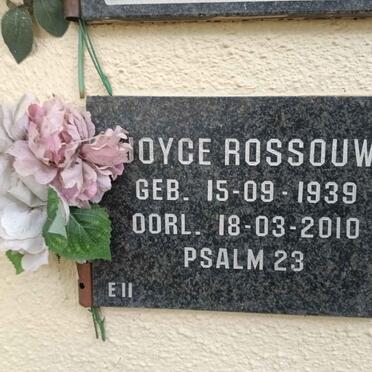 ROSSOUW Joyce 1939-2010