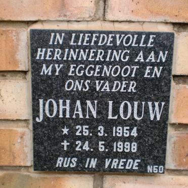LOUW Johan 1954-1998