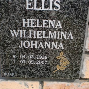 ELLIS Helena Wilhelmina Johanna 1938-2007