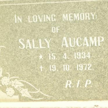 AUCAMP Sally 1934-1972