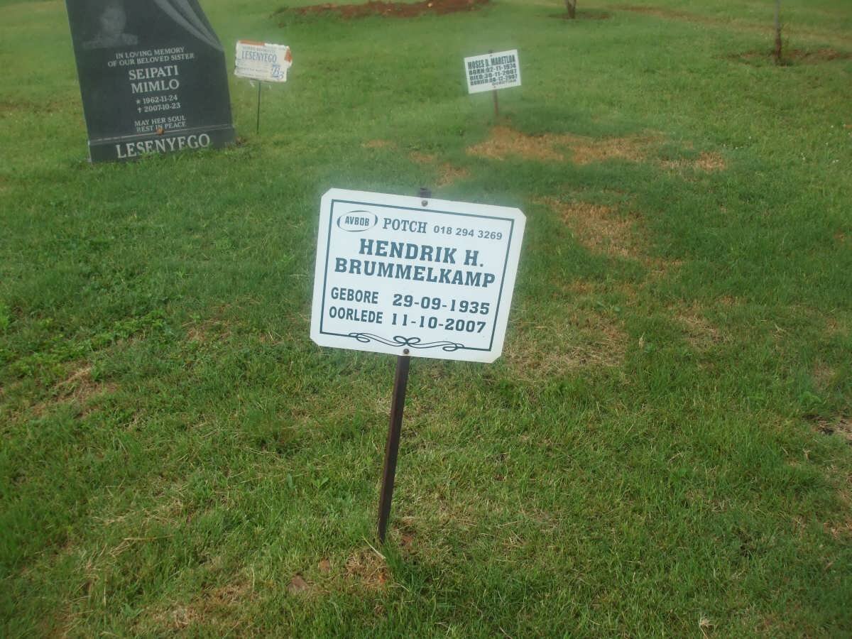 BRUMMELKAMP Hendrik H. 1935-2007