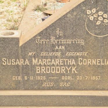 BROODRYK Susara Margaretha Cornelia 1925-1957