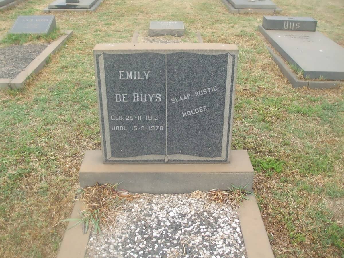 BUYS Emily, de 1913-1976