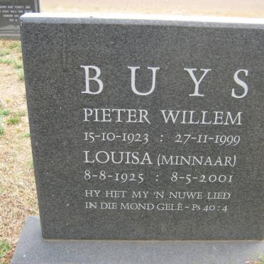 BUYS Pieter Willem 1923-1999 &amp; Louisa MINNAAR 1925-2001