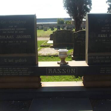 BASSON Nicolaas Jacobus 1907-1963 &amp; Anna Maria 1911-1975