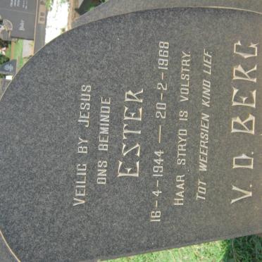 BERG Ester, v.d. 1944-1968