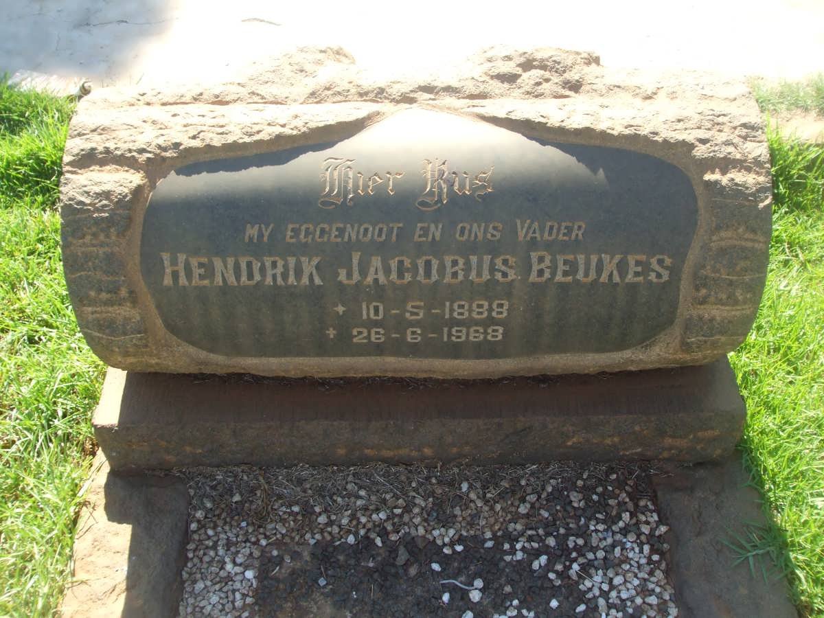 BEUKES Hendrik Jacobus 1888-1968