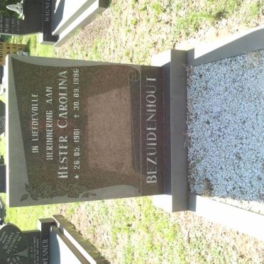 BEZUIDENHOUT Hester Carolina 1901-1996