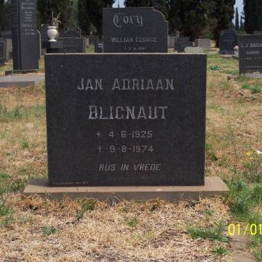 BLIGNAUT Jan Adriaan 1925-1974
