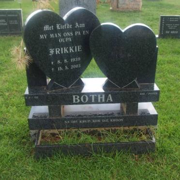 BOTHA Frikkie 1939-2003