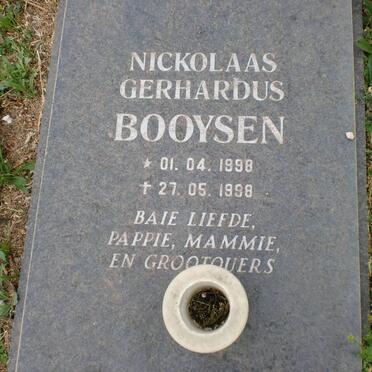BOOYSEN Nickolaas Gerhardus 1998-1998