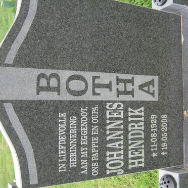 BOTHA Johannes Hendrik 1929-2008