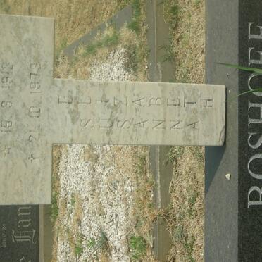 BOSHOFF Susanna Elizabeth 1913-1973