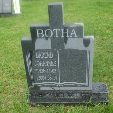 BOTHA Barend Johannes 1936-2004