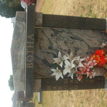 BOTHA Harold Marais 1937-2005