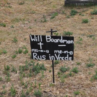 BOARDMAN Will 1932-1998