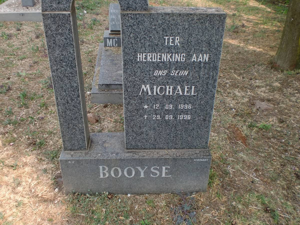 BOOYSE Michael 1996-1996