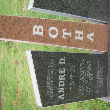 BOTHA Andre D. 1961-2008
