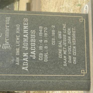 BOTHA Adam Johannes Jacobus 1949-1970