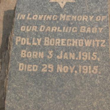 BORECHOWITZ Polly 1915-1915