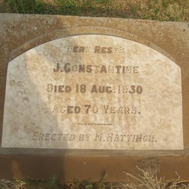 CONSTANTINE J. -1930