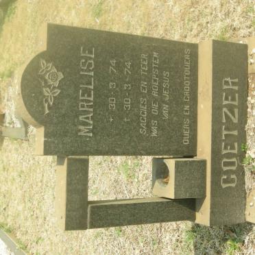 COETZER Marelise 1974-1974