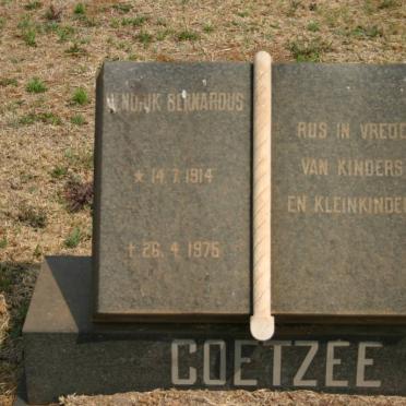 COETZEE Hendrik Bernardus 1914-1975