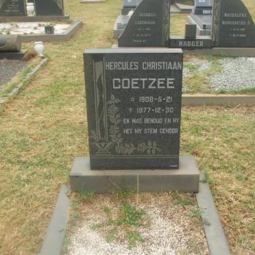 COETZEE Hercules Christiaan 1908-1977