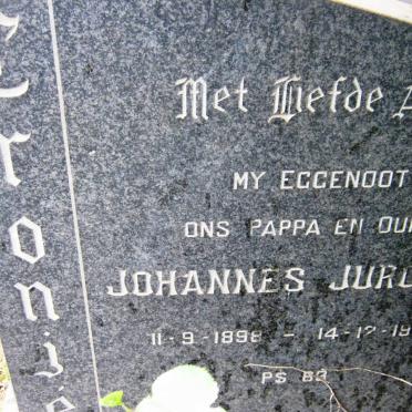 CRONJE Johannes Jurgens 1898-1976