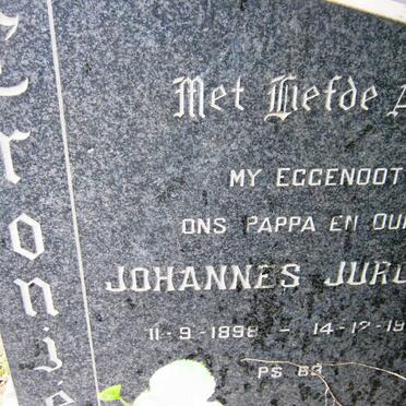 CRONJE Johannes Jurgens 1898-1976