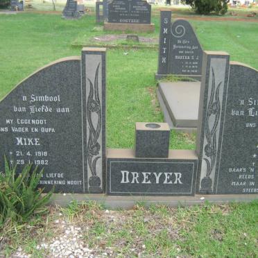 DREYER Mike 1918-1982 &amp; Bettie 1919-1988