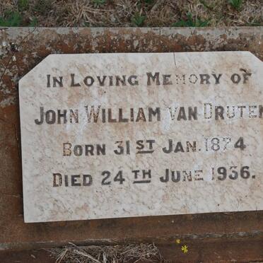 DRUTEN John William, van 1874-1936