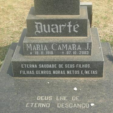 DUARTÉ Maria Camara J. 1918-2003