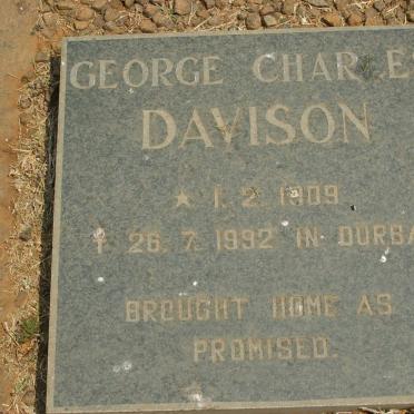 DAVISON George Charles 1909-1992