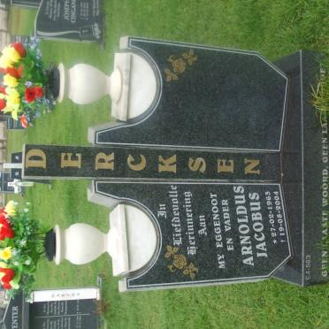 DERCKSEN Arnoldus Jacobus 1963-2004