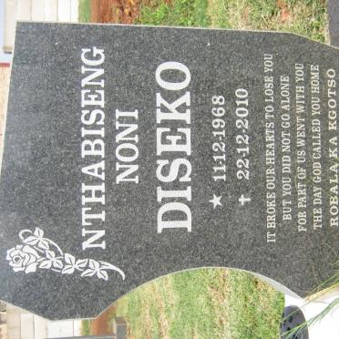DISEKO Nthabiseng Noni 1968-2010