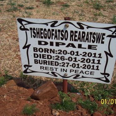 DIPALE Tshegofatso Rearatswe 2011-2011