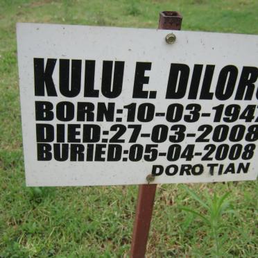 DILORO Kulu E. 1947-2008
