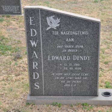 EDWARDS Edward Dendy 1910-1996
