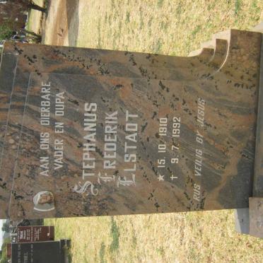 ELSTADT Stephanus Frederik 1910-1992