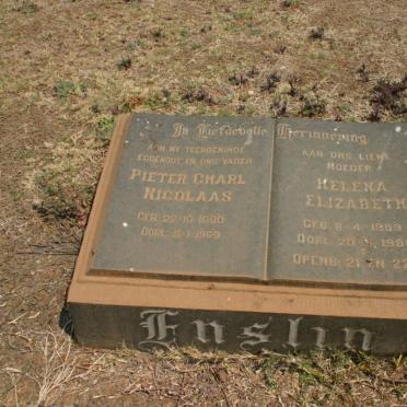 ENSLIN Pieter Charl Nicolaas 1880-1969 &amp; Helena Elizabeth 1889-1981