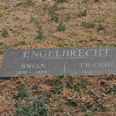 ENGELBRECHT Johan 1939-1997 &amp; Fransie 1940-